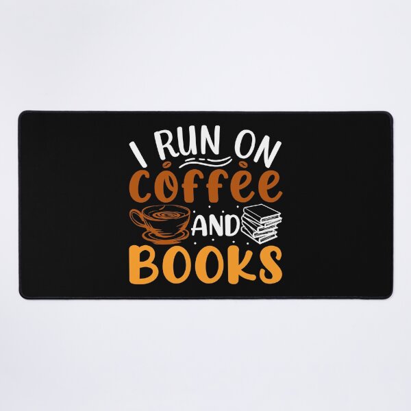 Item preview, i run on coffee and books for readers and coffee lovers designed and sold by lelixart.