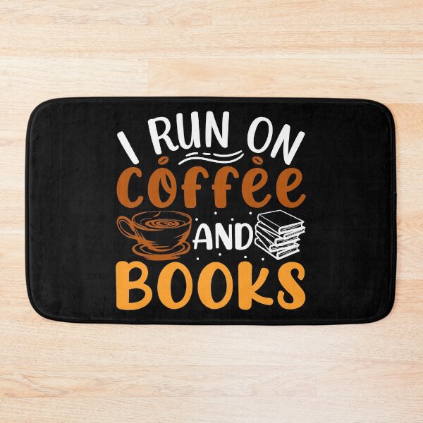Item preview, i run on coffee and books for readers and coffee lovers designed and sold by lelixart.