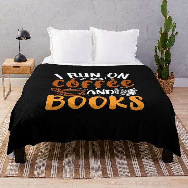Item preview, i run on coffee and books for readers and coffee lovers designed and sold by lelixart.