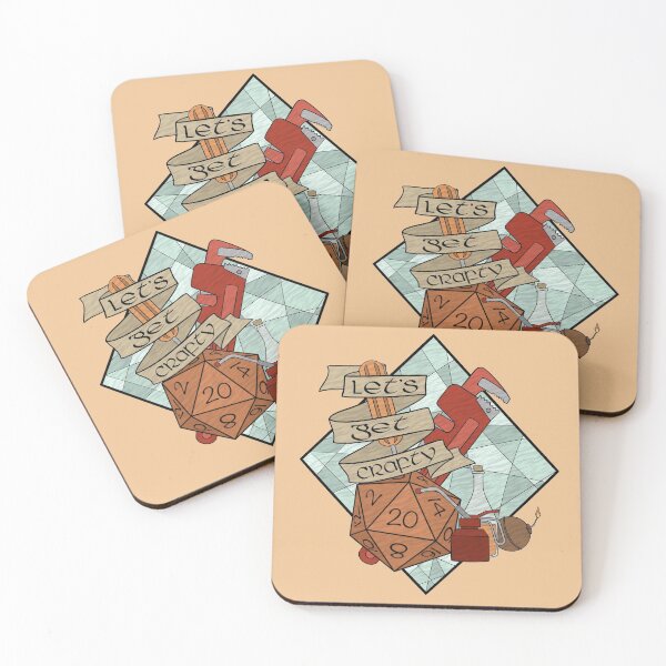 Item preview, "Let's Get Crafty" designed and sold by DreamingInk.