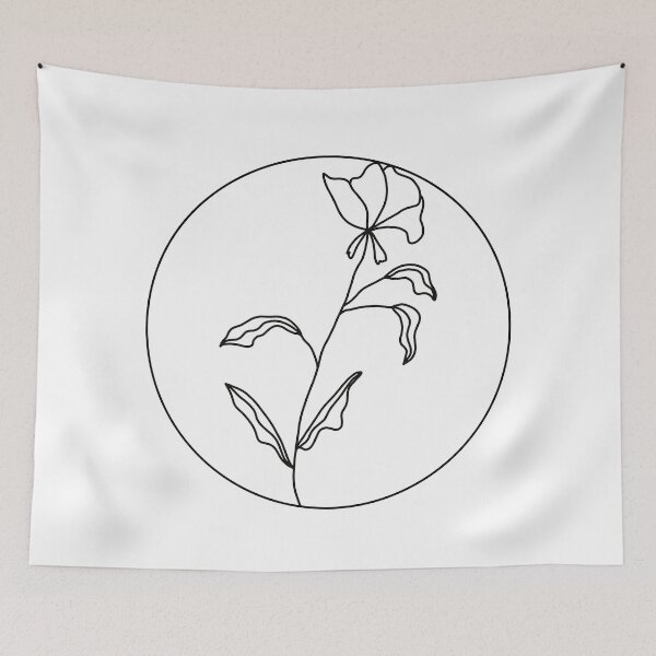 Item preview, Black flower designed and sold by theluckstore.