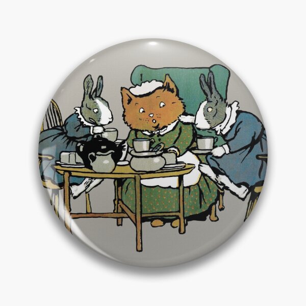 Item preview, Cecil Aldin: Tabitha's Tea Party designed and sold by ebrawne.