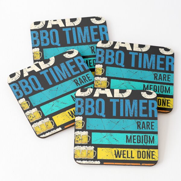 Item preview, Mens Papa BBQ Grill Timer Beer and Steak Gift Saying Father's Day designed and sold by JamesJenkinn.
