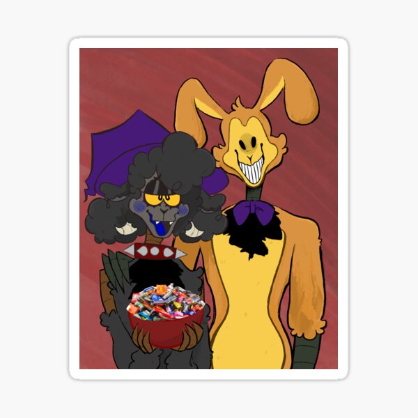 Halloween Walten Sticker For Sale By Inkyteeth Redbubble 9017