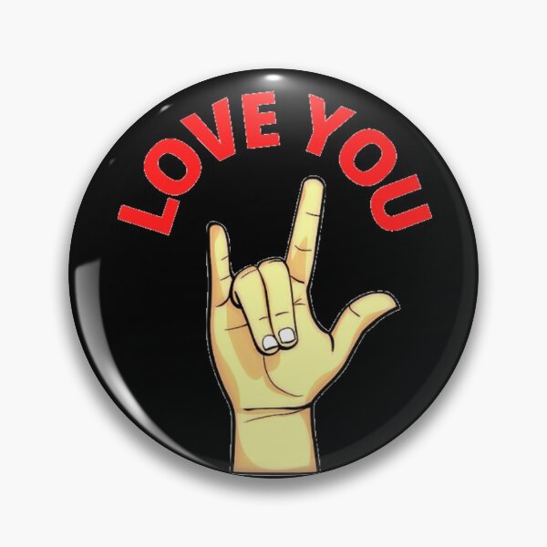 Item preview, SIGN LANGUAGE-LOVE YOU-HAND GESTURE-COMMUNICATE EMOTIONS designed and sold by MrCreativeArts.
