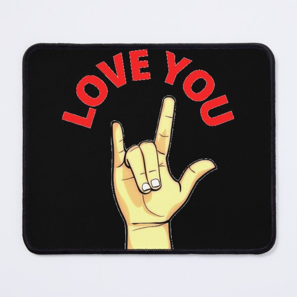 Item preview, SIGN LANGUAGE-LOVE YOU-HAND GESTURE-COMMUNICATE EMOTIONS designed and sold by MrCreativeArts.