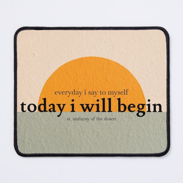 Item preview, Today I Will Begin - Square designed and sold by 30Pieces.