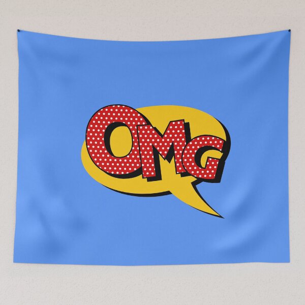 Item preview, Comics Bubble with Expression OMG in Vintage Style designed and sold by ivector.
