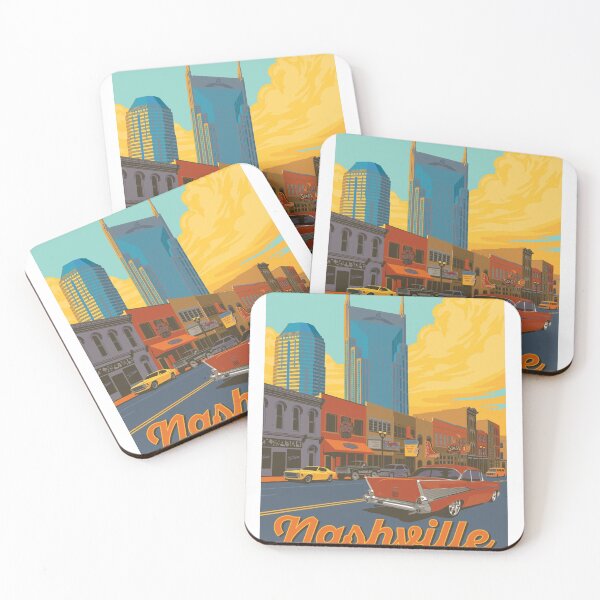 Item preview, Nashville Tennessee  Broadway Sunset  designed and sold by BabyBookDragon.