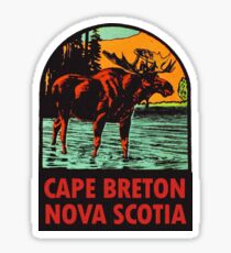 Cape Breton Nova Scotia Canada Vintage Travel Decal Sticker