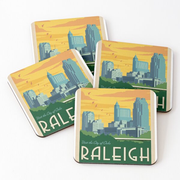 Item preview, Raleigh North Carolina  City of Oaks  designed and sold by BabyBookDragon.