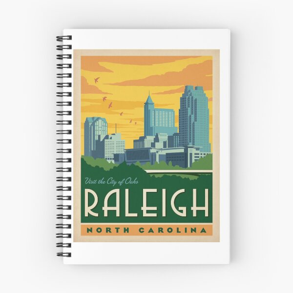 Item preview, Raleigh North Carolina  City of Oaks  designed and sold by BabyBookDragon.