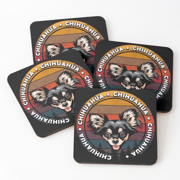 Item preview, Chihuahua distressed sunset retro dog face design designed and sold by SamRVstore.