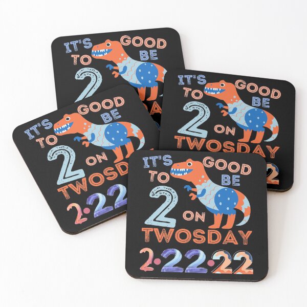 Item preview, TWOSDAY- Its Good To Be 2 On Twosday, Tuesday February 22, 2022 Boy Dinosaur/2 Year Birthday  designed and sold by Designs By YL.