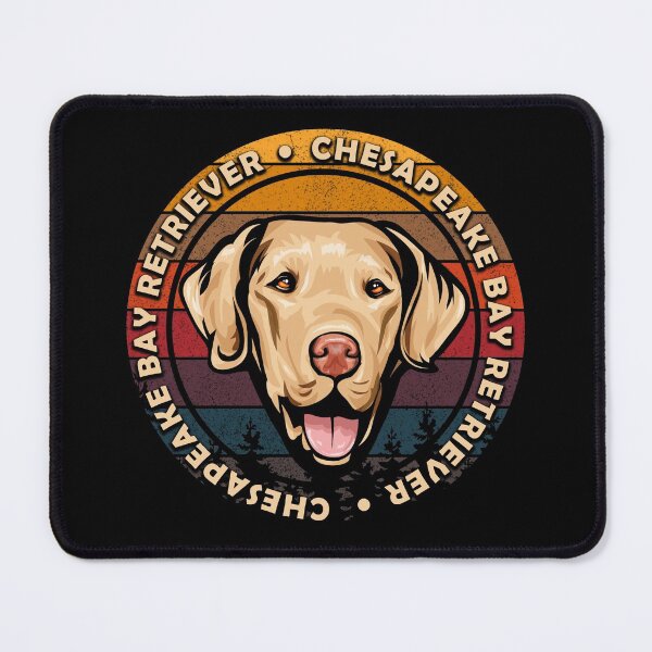 Item preview, Chesapeake bay retriever distressed sunset retro dog face design designed and sold by SamRVstore.