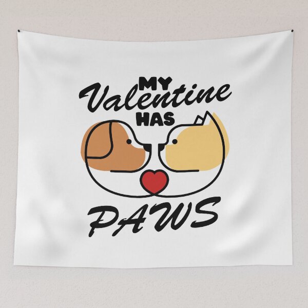 Item preview, My Valentine Has Paws designed and sold by MH Style.