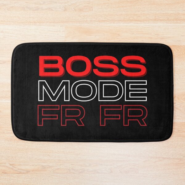Item preview, Boss mode text typography t-shirt design designed and sold by Cosmowear.