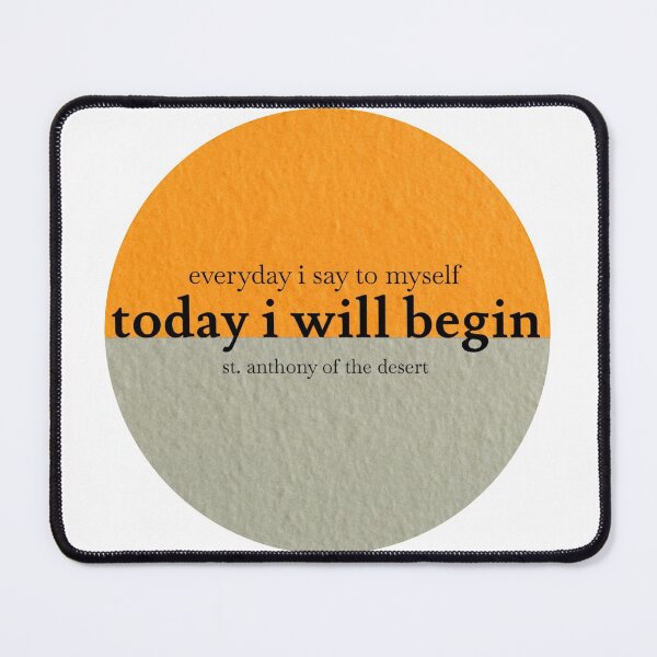 Item preview, Today I Will Begin - Round designed and sold by 30Pieces.