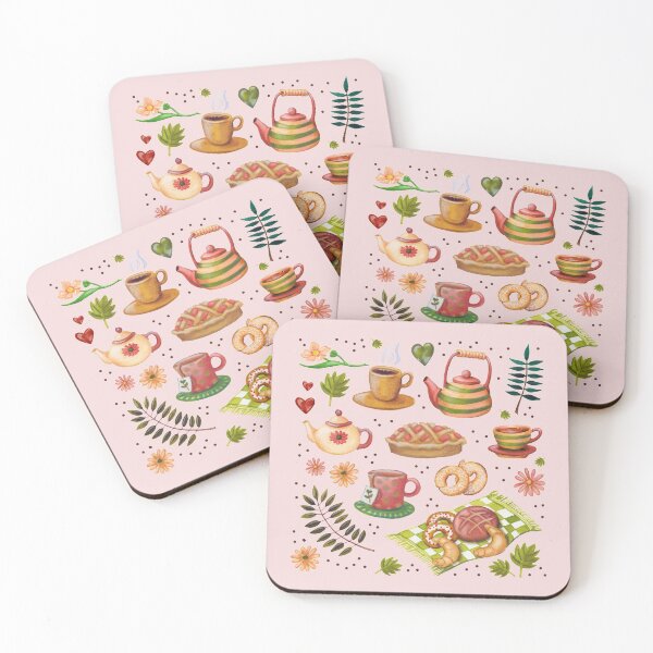 Item preview, TEA TIME ! - soft pink designed and sold by Colette van der Wal.