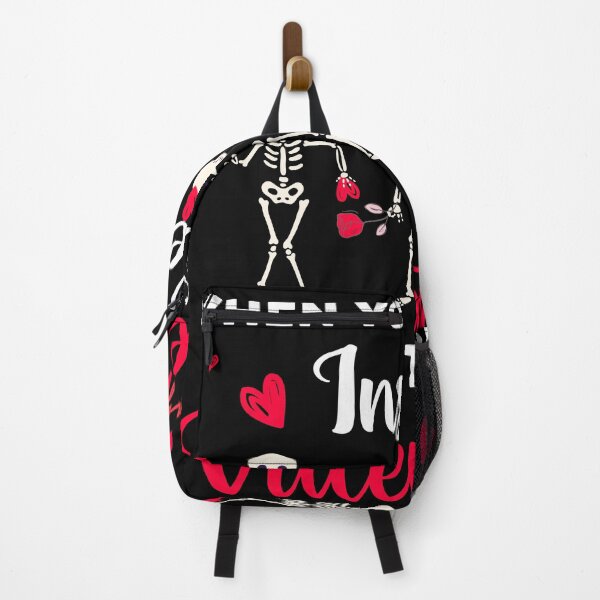 Item preview, when you're dead inside but it's valentine's funny skulls designed and sold by lelixart.