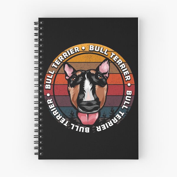 Item preview, Bull terrier distressed sunset retro dog face design designed and sold by SamRVstore.