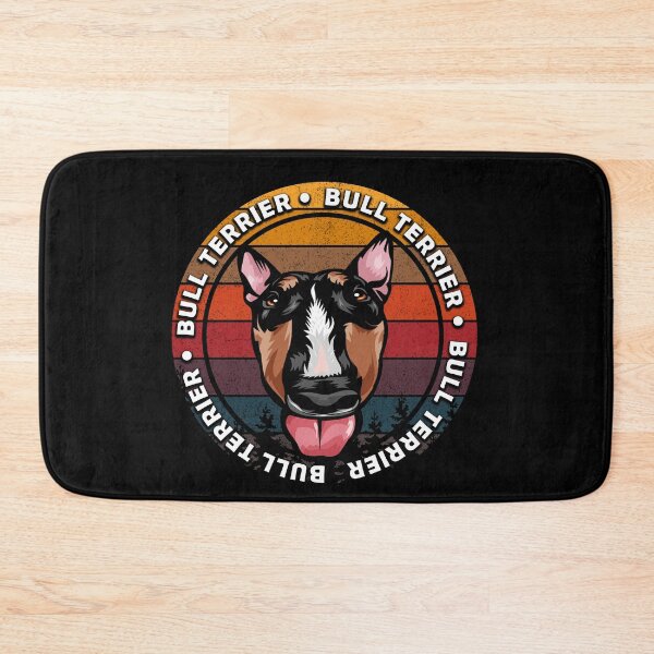Item preview, Bull terrier distressed sunset retro dog face design designed and sold by SamRVstore.