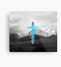 Christian Cross Metal Print