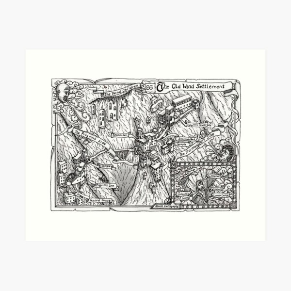 The Old Wind Settlement Art Print