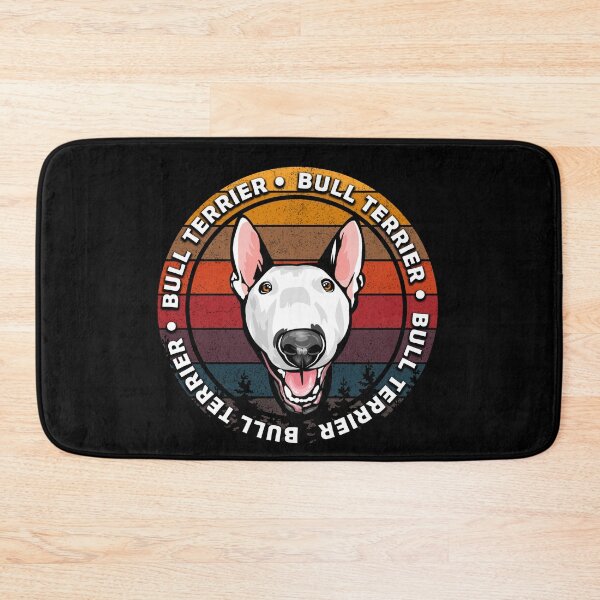 Item preview, Bull terrier distressed sunset retro dog face design designed and sold by SamRVstore.