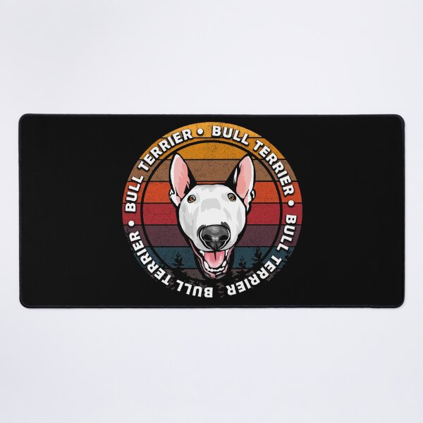 Item preview, Bull terrier distressed sunset retro dog face design designed and sold by SamRVstore.