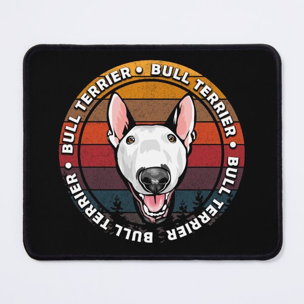 Item preview, Bull terrier distressed sunset retro dog face design designed and sold by SamRVstore.