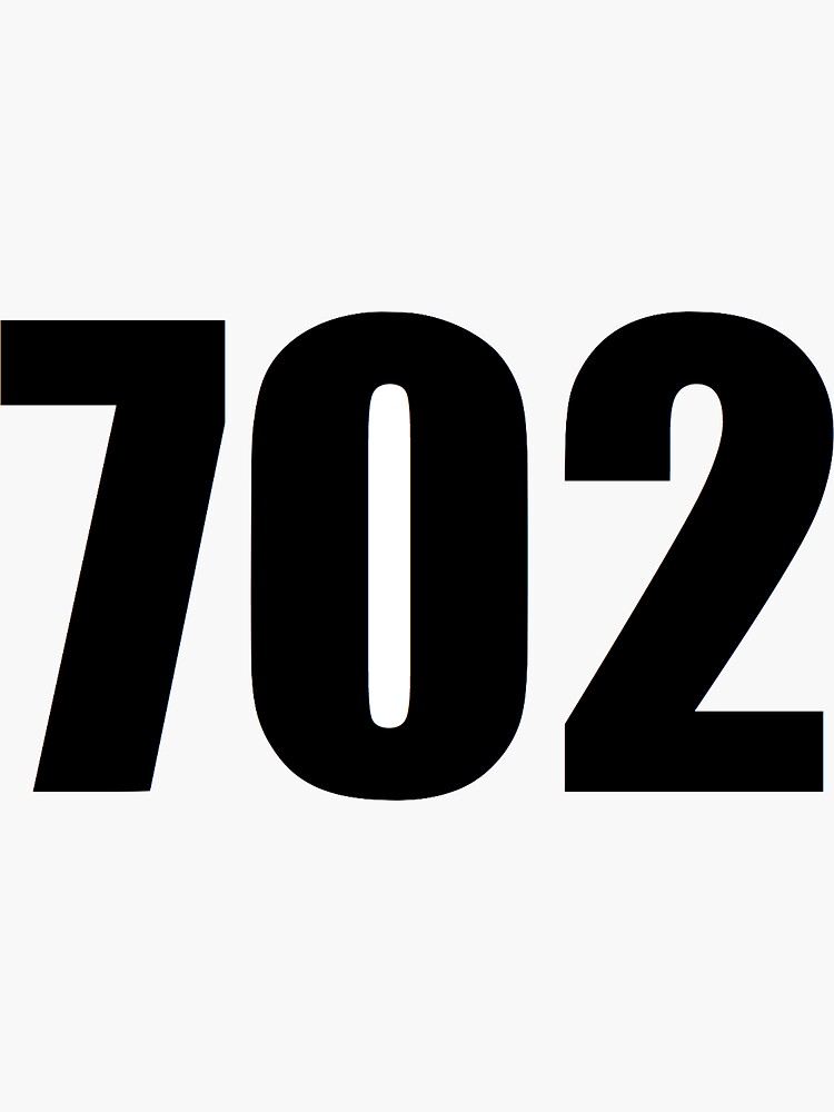  702 area code sticker for sale by maocreilly redbubble