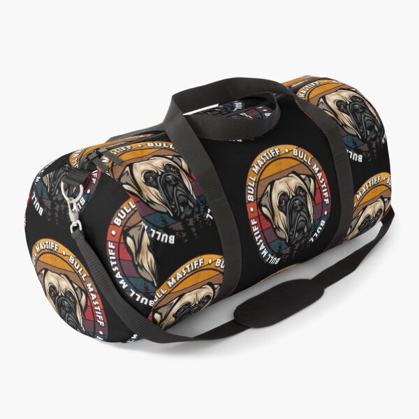 Item preview, Bull mastiff distressed sunset retro dog face design designed and sold by SamRVstore.