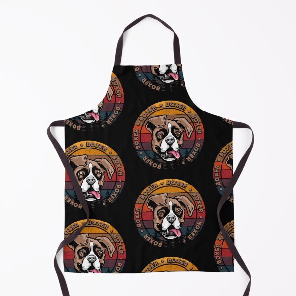 Item preview, Boxer distressed sunset retro dog face design designed and sold by SamRVstore.