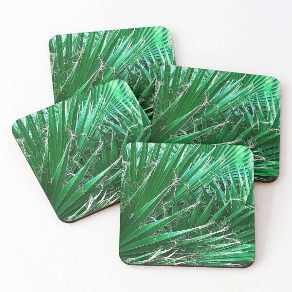 Item preview, Exotic Tangle Of Tropical Palm Leaves Close-Up Photo designed and sold by DEC02.
