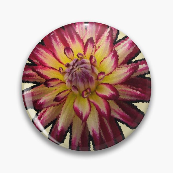 Item preview, Crimson and Yellow Flower designed and sold by MathenaArt.