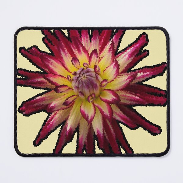 Item preview, Crimson and Yellow Flower designed and sold by MathenaArt.