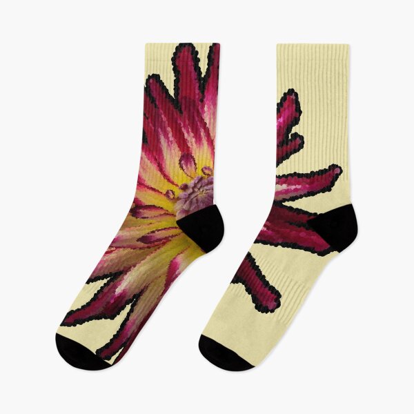 Item preview, Crimson and Yellow Flower designed and sold by MathenaArt.