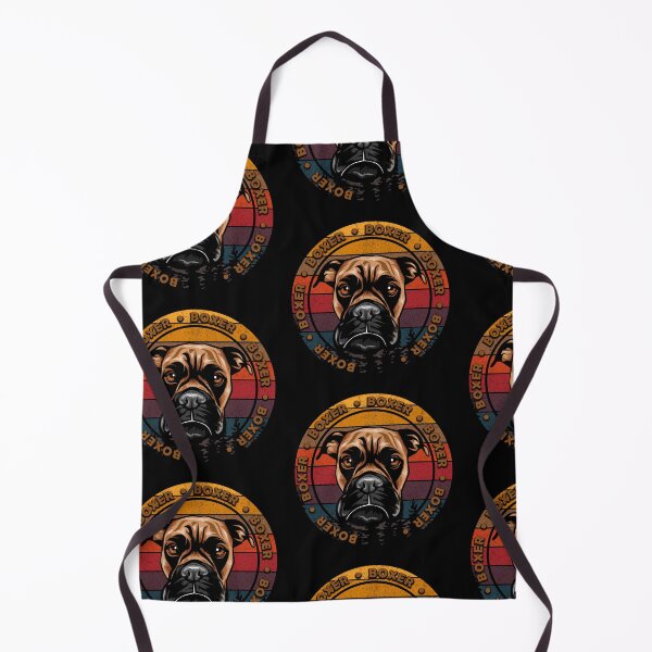 Item preview, Boxer distressed sunset retro dog face design designed and sold by SamRVstore.