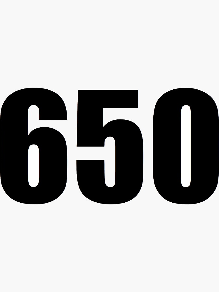 Pegatina «Código de área 650» de maocreilly Redbubble