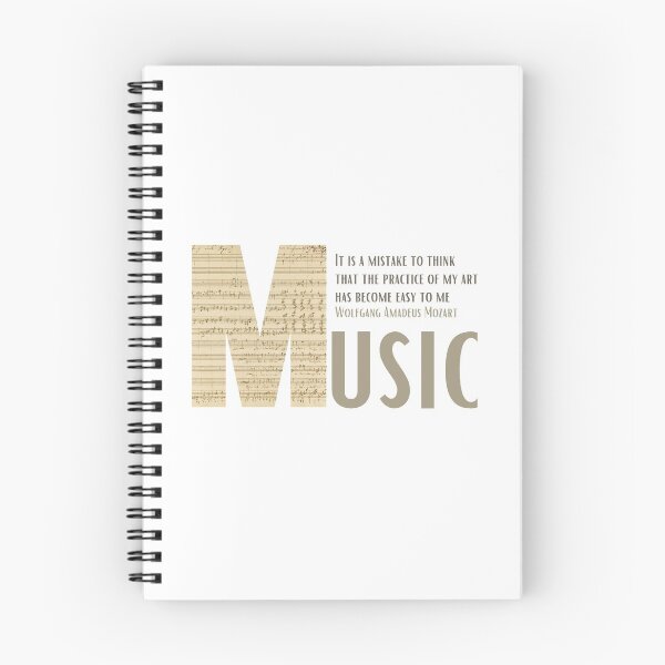 Item preview, It is a mistake to think that the practice of my art has become easy to me.. / Music Phrases designed and sold by royumi.