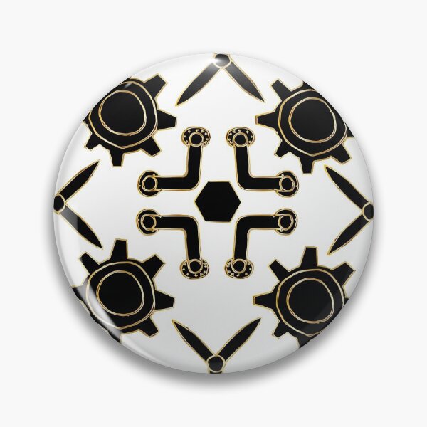 Item preview, Mechanical Pattern 2.0 designed and sold by WRUSGraphics.