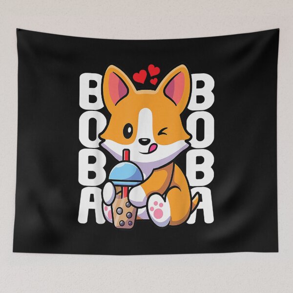 Item preview, Cute Boba Dog Lover Boba Tea Corgi Tea Lovers Corgis Lover designed and sold by Tasha McGlashan.