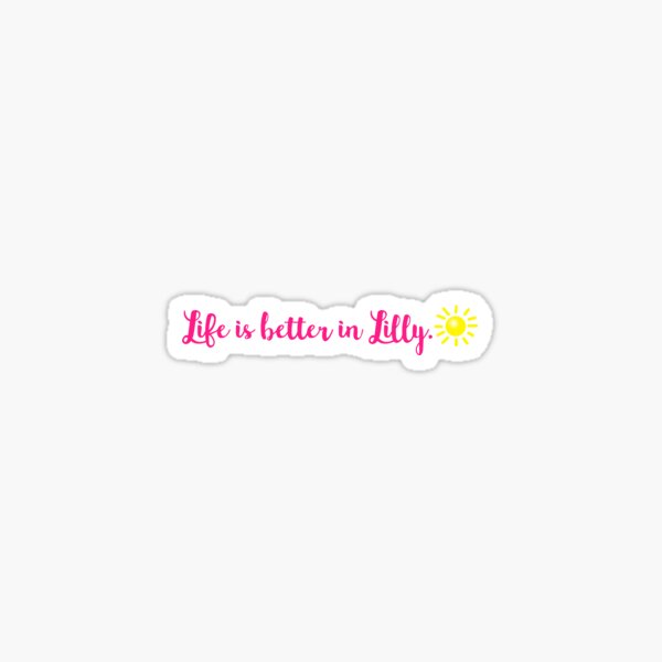 Lilly Pulitzer || (mini) Sticker