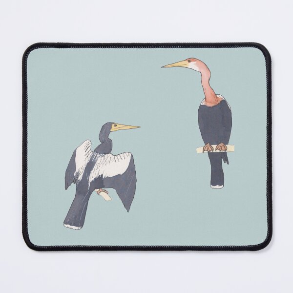 Item preview, Anhinga bird species watercolor art designed and sold by TheWaterBirds.