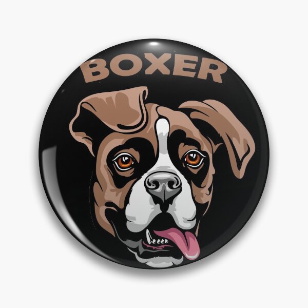 Item preview, Boxer artistic dog face design designed and sold by SamRVstore.