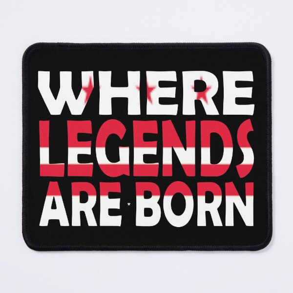 Item preview, Washington D.C. Flag - Where Legends Are Born designed and sold by Quotes-I-Wear.