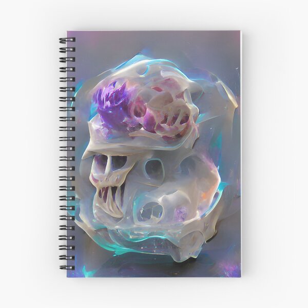 Item preview, Crystalline Skull designed and sold by Ethereal Lab AI.