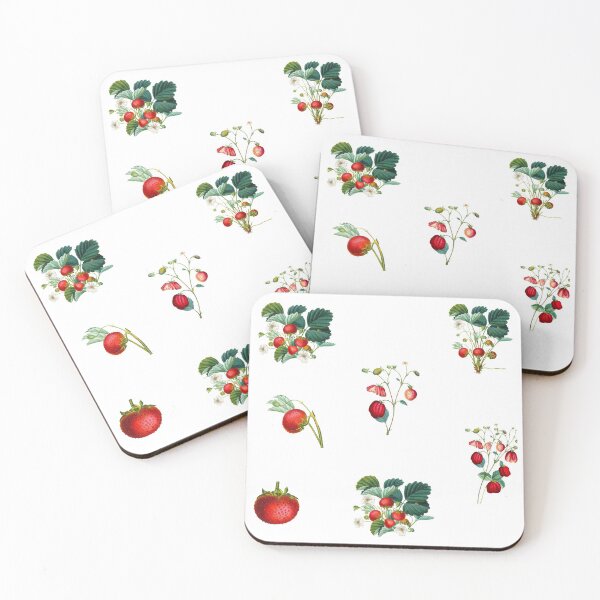 Item preview, Colorful Vintage Strawberries and Strawberry Plants designed and sold by silviaol.