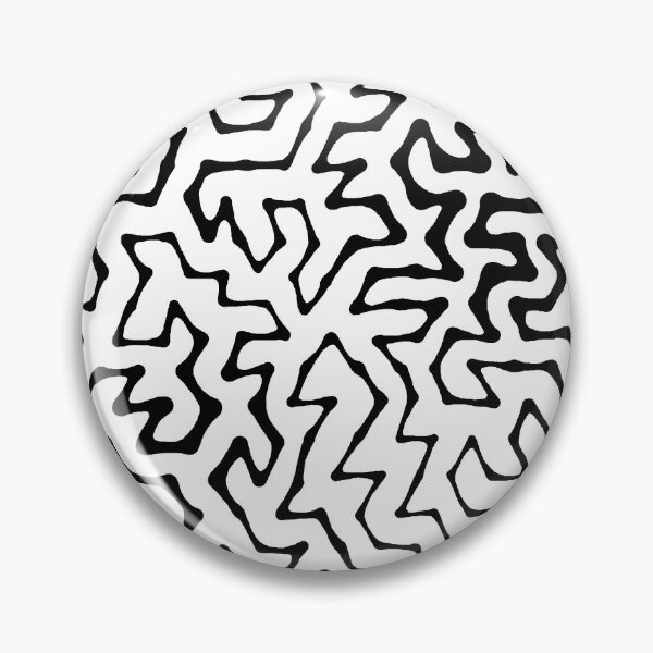 Item preview, black and white turing pattern designed and sold by Michelle Clay.